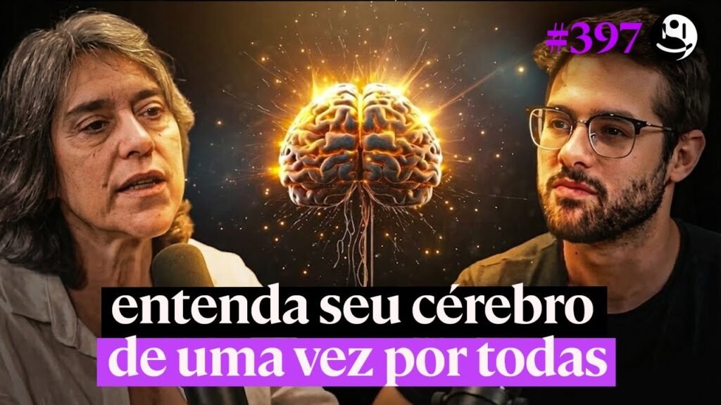 Carla Tieppo em podcast sobre neurociência explicando como funciona o cérebro