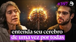 Carla Tieppo em podcast sobre neurociência explicando como funciona o cérebro