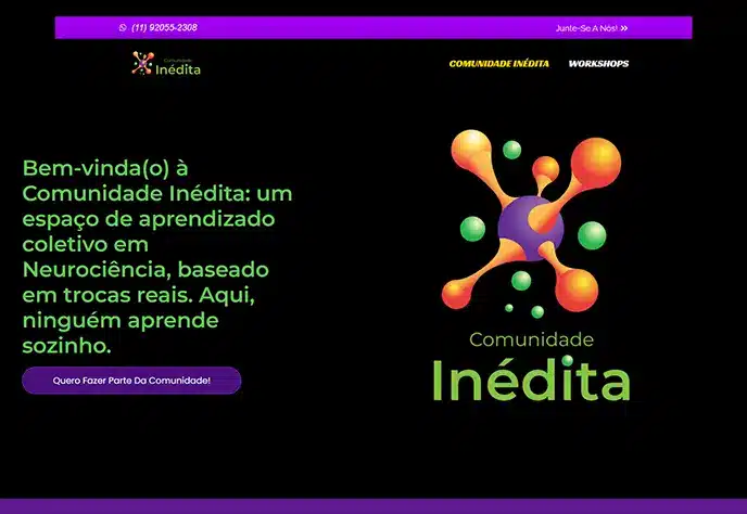 Site da Comunidade Inédita